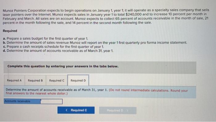 total $240,000 and to increase 10 percent per month in February and