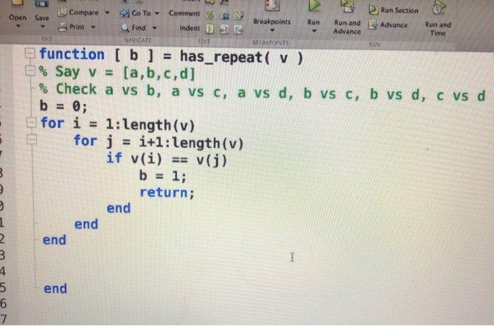  Matlab question Open Save Compare - Print Go To - Find