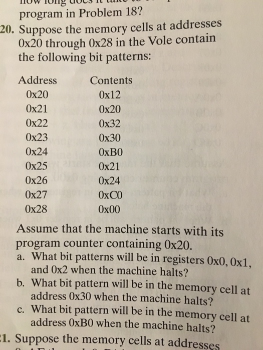  MUW TUIN UULSIL LUKU U T program in Problem 18? 20.