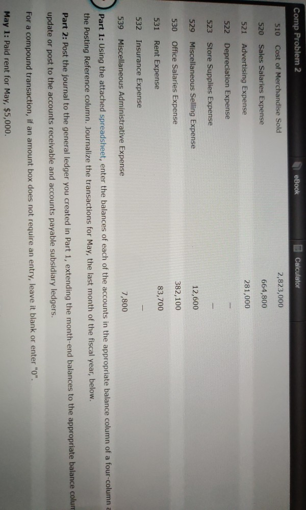 Co. is a merchandising business that uses the perpetual inventory system. The