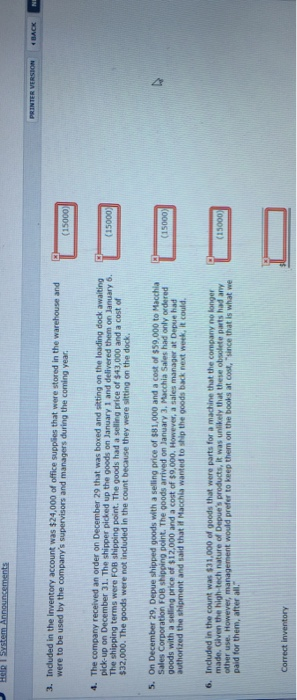an auditor with Wheeler CPAs, is performing a review of Depue Company's