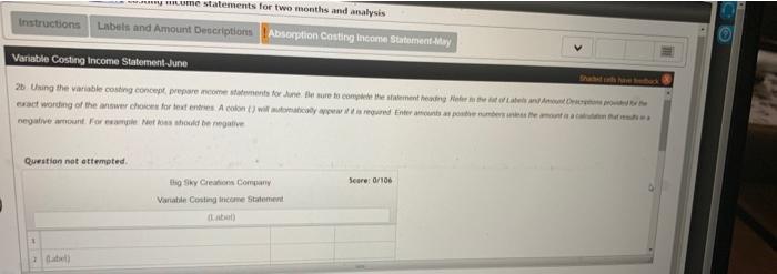 152,000.00 Required: 1. Using the absorption costing concept, prepare income statements for