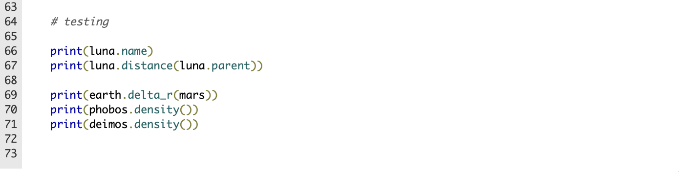 We want to approach the problem of keeping track of these bodies