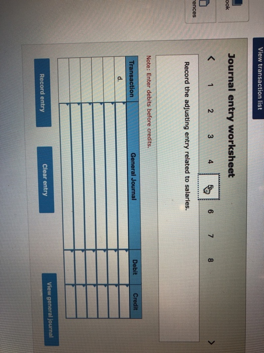 the entries is not shown here) or Alexis Co. for the year