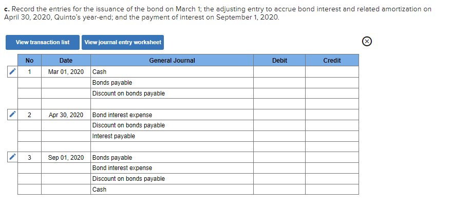 of issue. (Do not round intermediate calculations. Round the final answer to