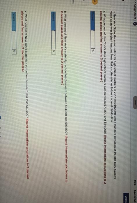  7 Assignment Help Save & EXH Check In New York State,