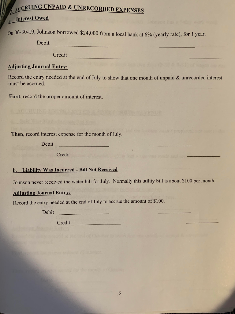 you Wages Due On Friday, 08-27-19, Johnson paid weekly wages of $10,000.
