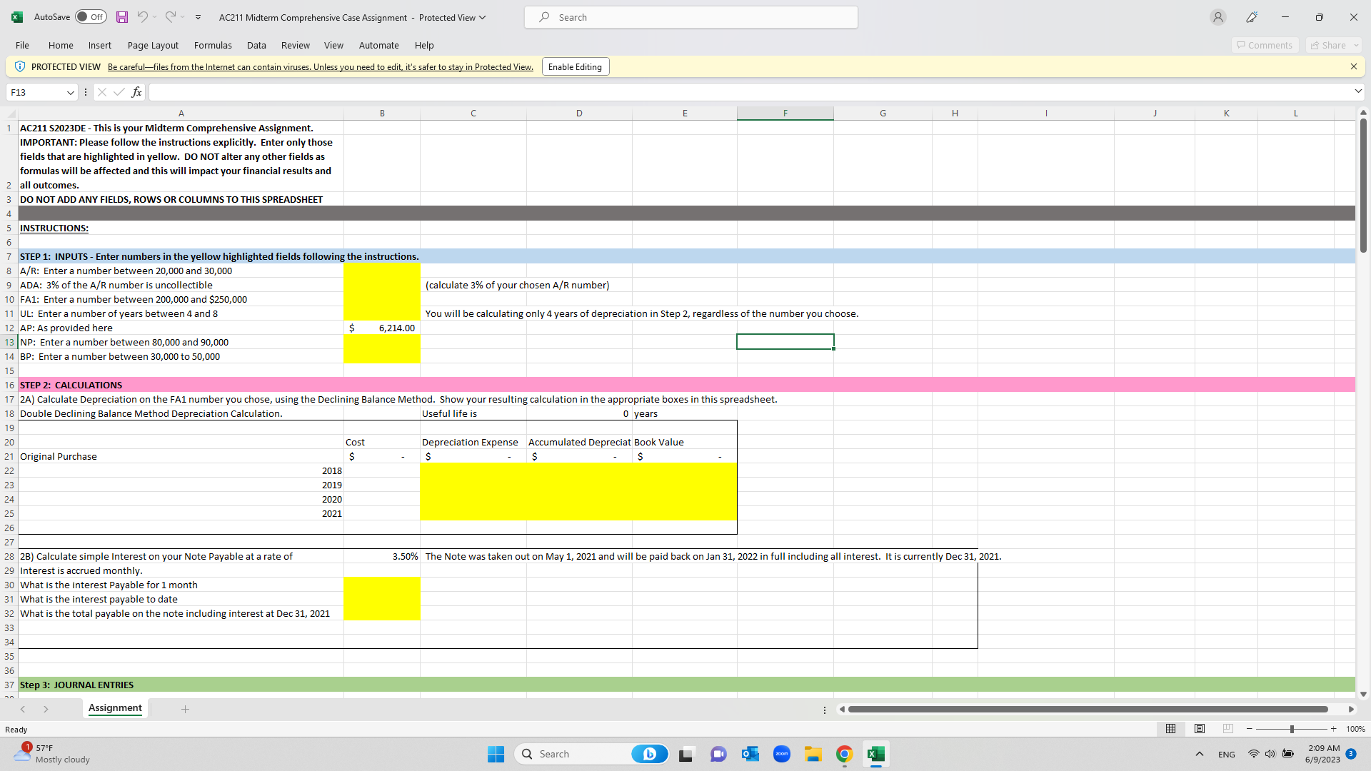 Please provide an explanation for the steps when needed. AutoSave off (