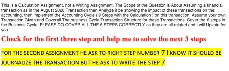 please check it for me if it's correct and help to complete