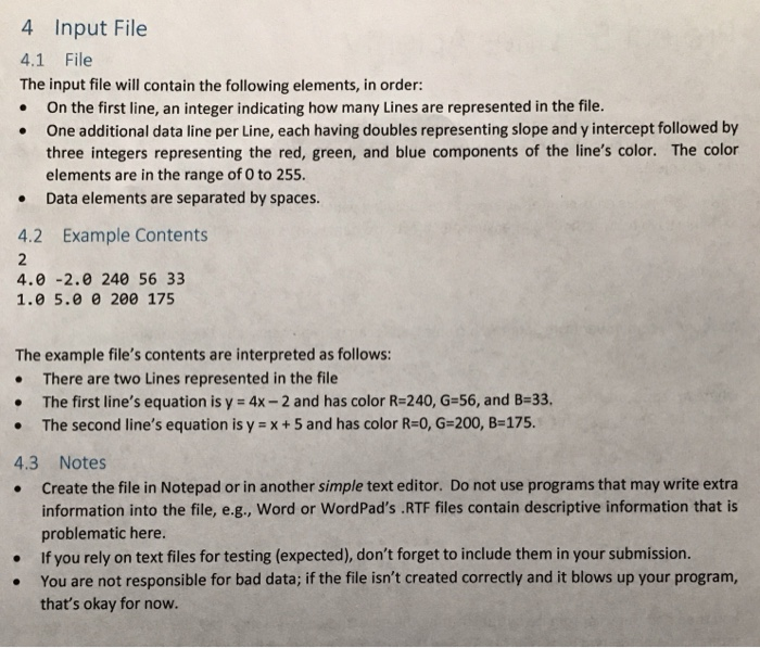 particular. Project 5: Lines Aplenty 1 Objective Now that we've created and