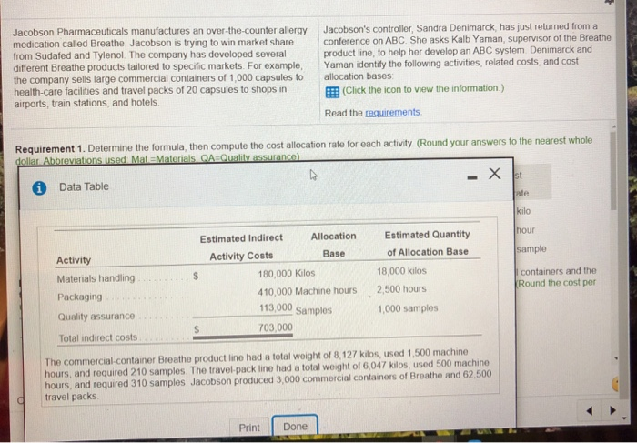 really appreciate it Jacobson Pharmaceuticals manufactures an over-the-counter allergy medication called Breathe