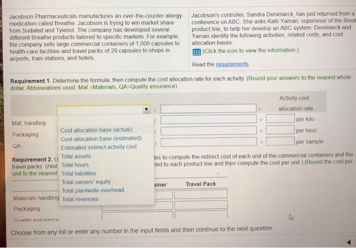 Jacobson is trying to win market share from Sudafed and Tylenol. The
