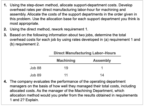 most appropriate inventory costs are achieved by using individual department overhead rates.