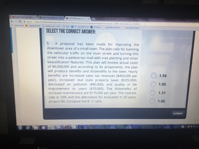  A proposal has been made for improving the downtown area of