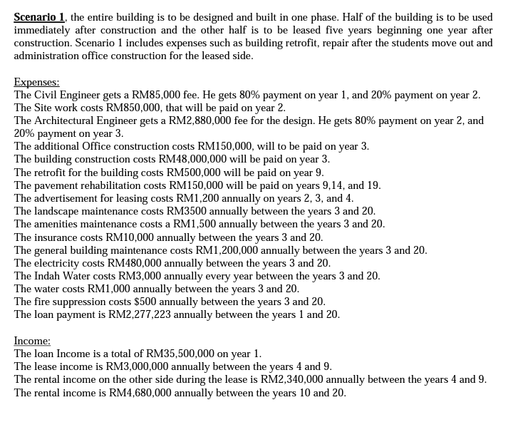 the best scenario from an economic standpoint. The more economical and logical