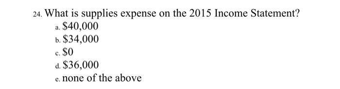 in 2015 (assume this is the first year of operations for ABC