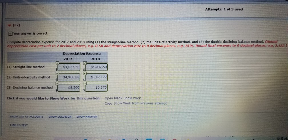 purchased a delivery truck for $34,000 on January 1, 2017. The truck