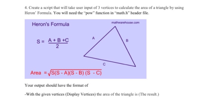  Use C programming and Psuedo code. Thanks! 4 Create a script