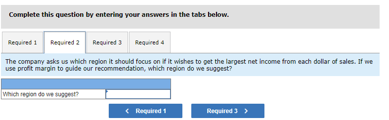 to help analyze its regional operations in the contiguous U.S. Sayko wishes