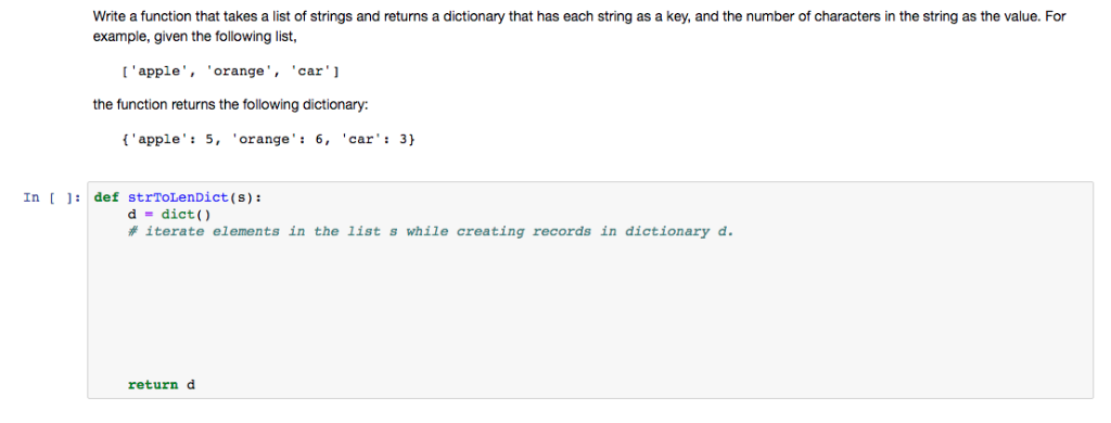 CSC2230 Computer Programming for Engineers. This is python jupyter notebook. Write a