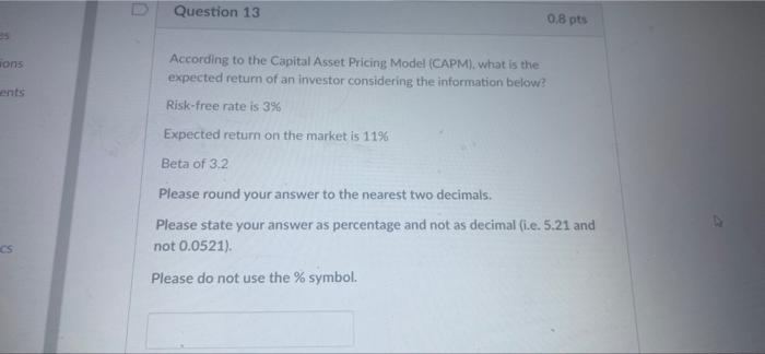 PLEASE HELP ILL UPVOTE YOUR ANSWER IF YOURE CORRECT Question 13 0,8