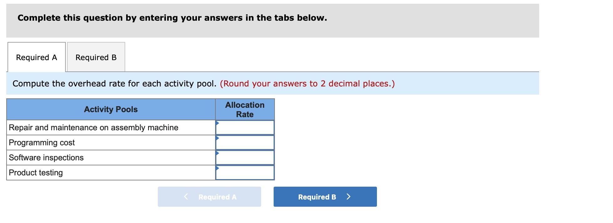 LO 5-2, 5-3 Solomon Industries produces two electronic decoders, P and Q.