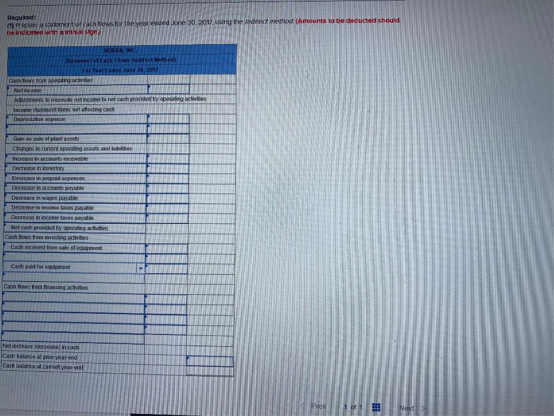 OR NOT? Required Information The following brormation applies to the questions displayed