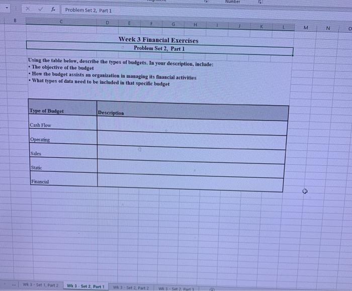  Number fo Problem Set 2, Part 1 D E H M