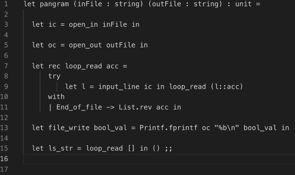 function that accepts two strings. Each string is the name of a