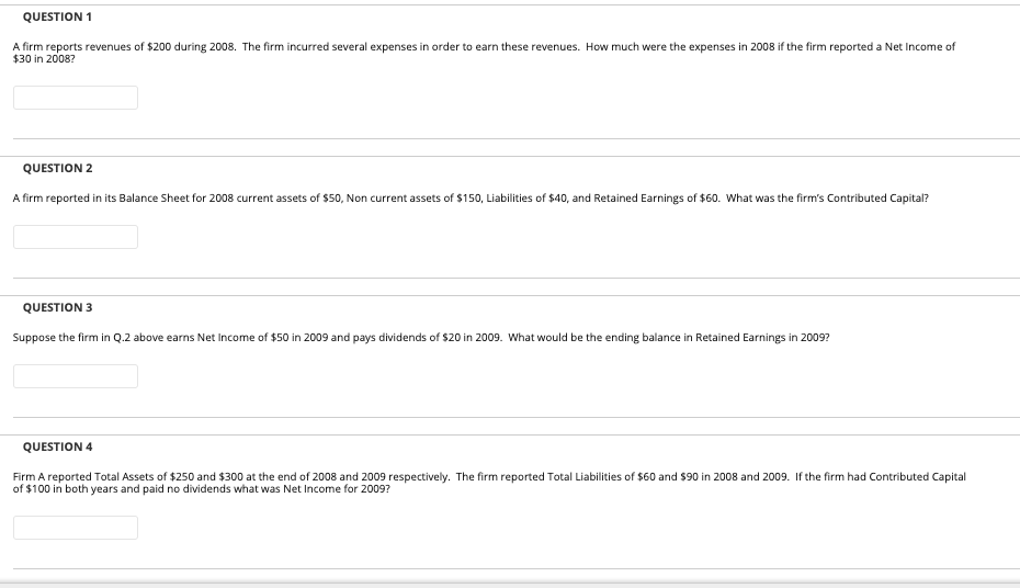 this is a question from my financial accounting class QUESTION 1 A