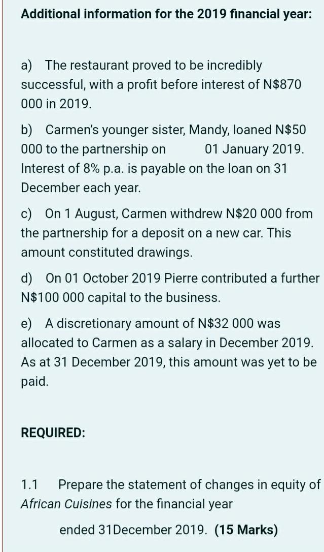 for a culinary course in France. She attended a very expensive private