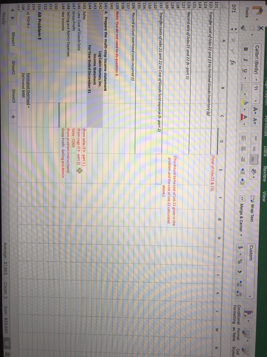 in process (Job Nos. 22 and 23) 180,000o Finished goods (Job No.