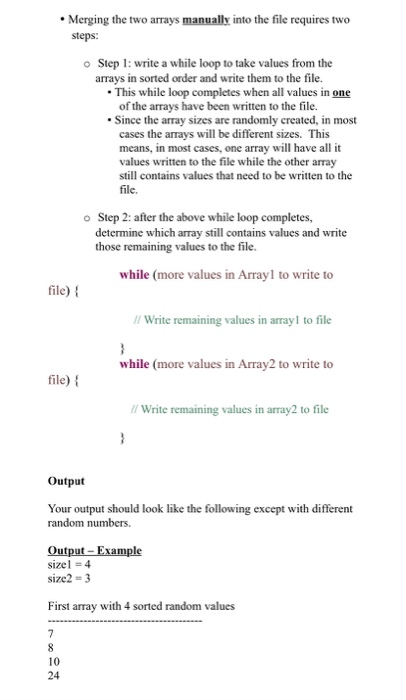 is an important skill. We'll review arrays by filling an array with