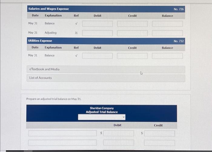 before adjustment on May 31 is as follows. Proparean actuated vial balance