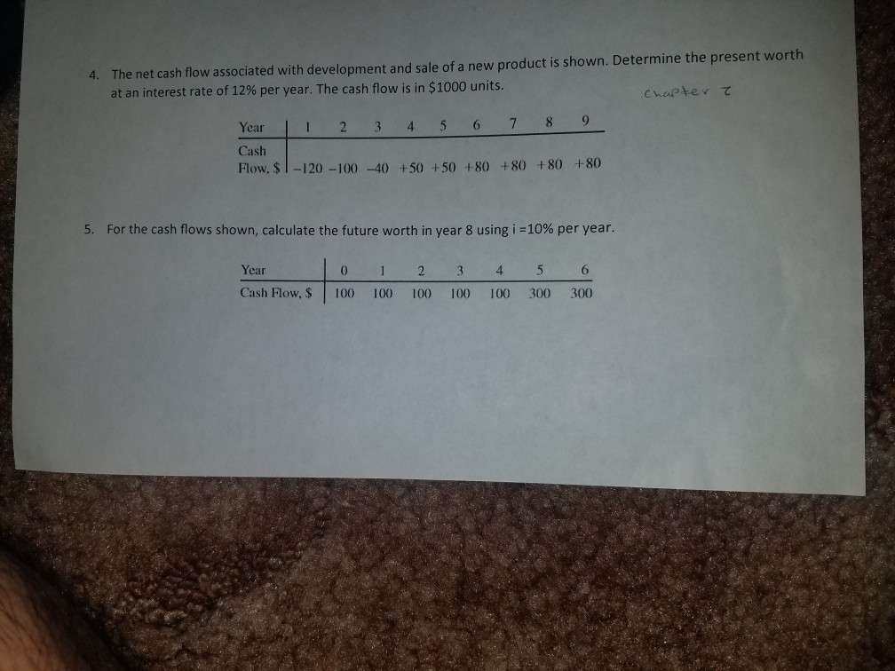 can you help me solve 4 and explain why you did