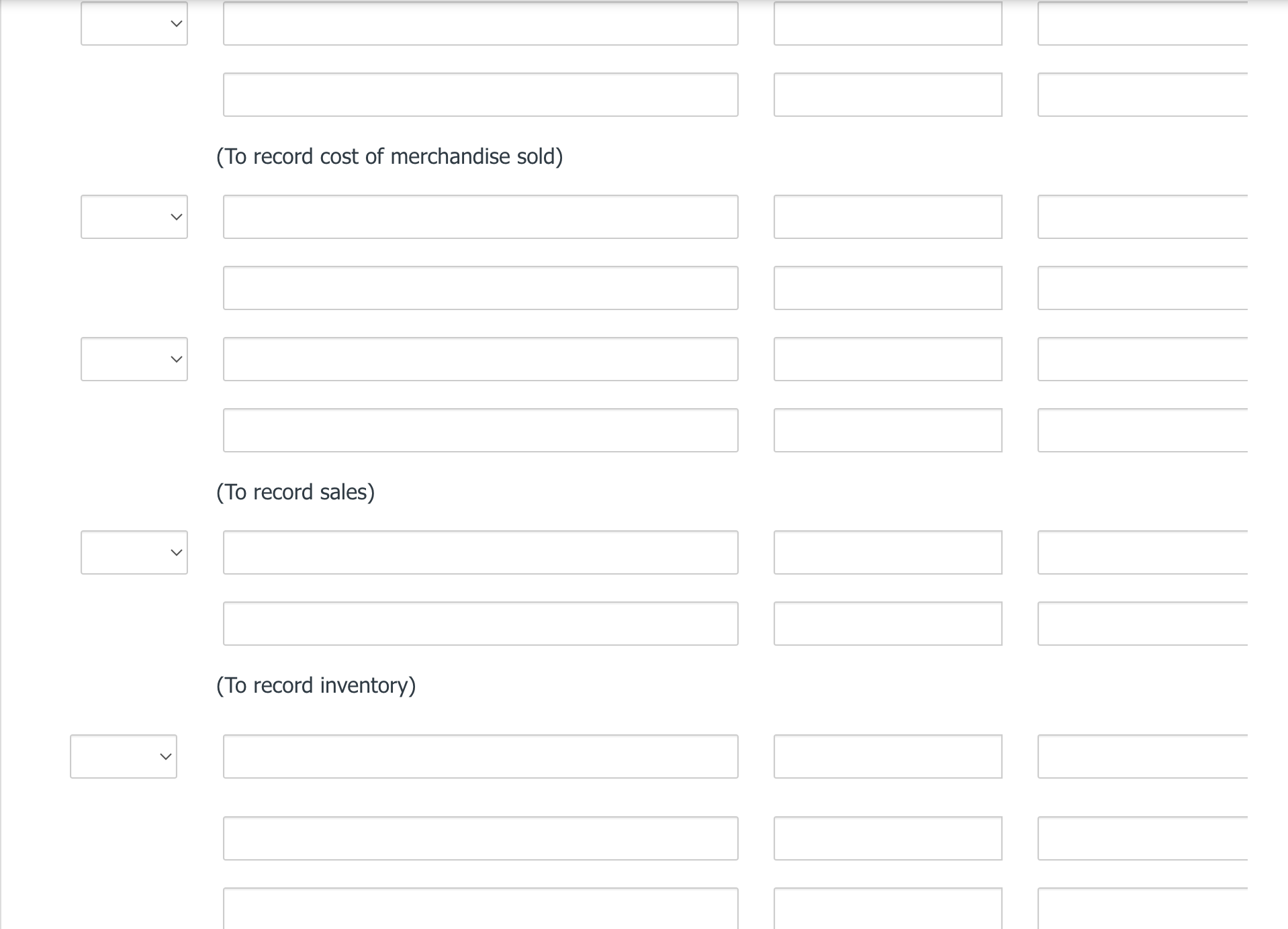 and reports under ASPE. May Sold inventory on account to Pharoah Inc.,