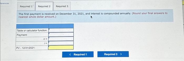 a five-period annual annuity of $5,600 under each of the following situations: