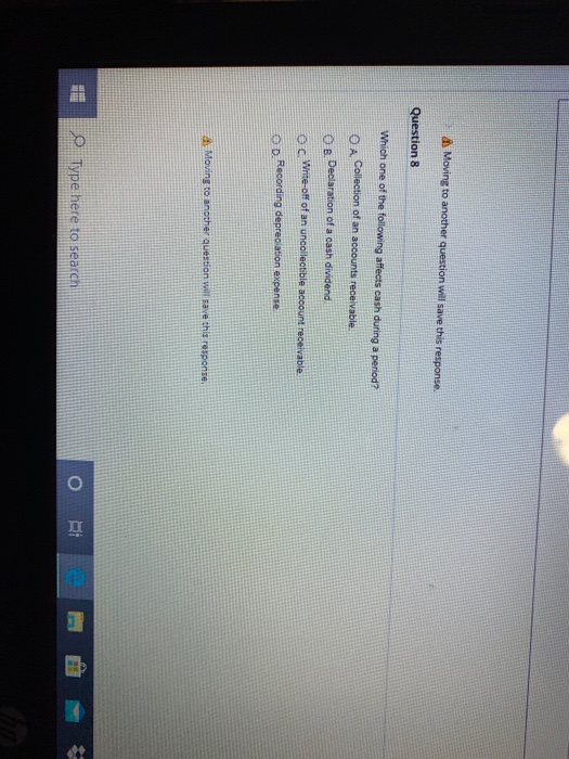 data about cash provided or used during the period c omparative balance