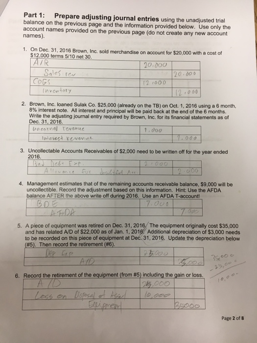 trial balance is unbalanced. What's the mistake that should be fixed that