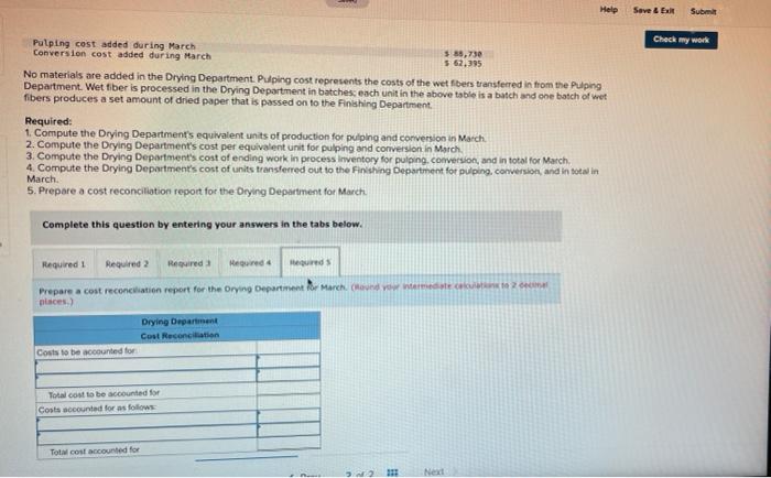 production 248,400 Units transferred to the next production department 268,400 Materials cost