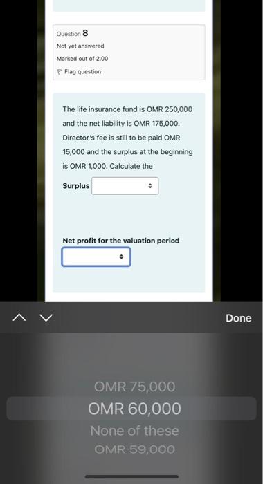 will rate you Question 8 Not yet answered Marked out of 2.00