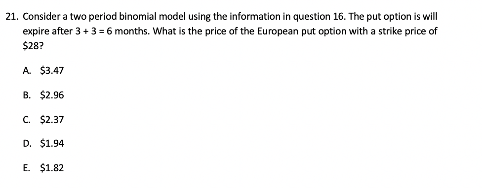much money should be deposited or invested to replicate the payoff of