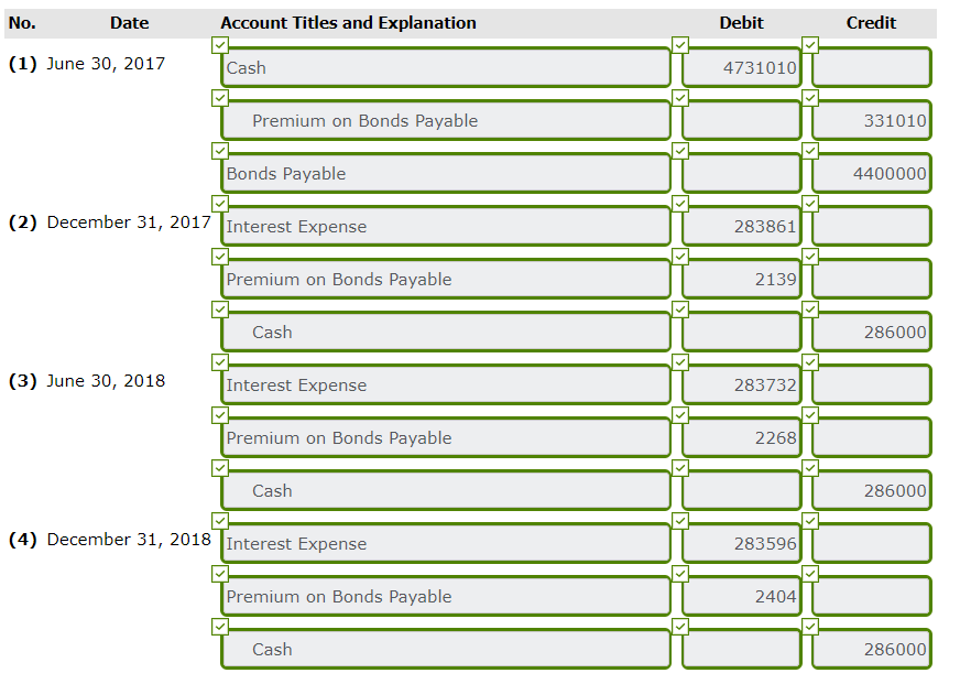 you get this answer! Thanks! Exercise 14-9 (Part Level Submission) On June