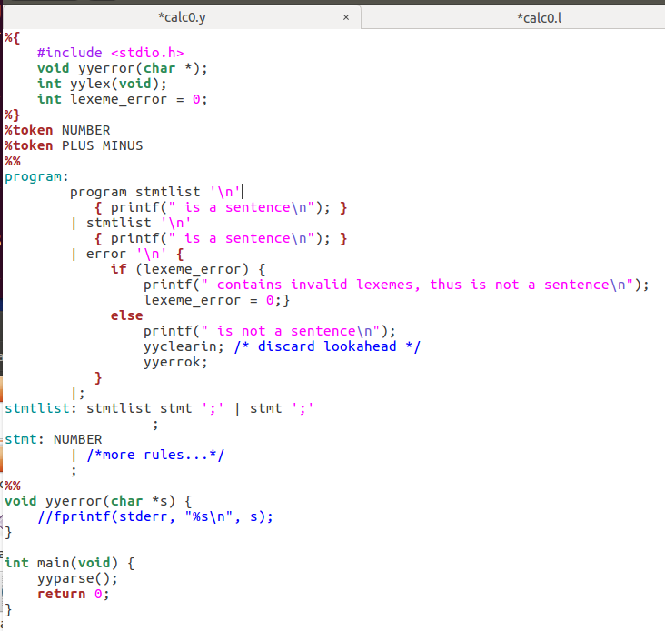 how to modified the two codes to display these cases? two incomplete
