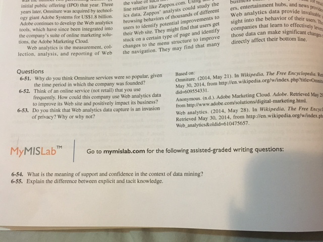 Pleeeease Someone Answer These Questions... 6-51,6-51 and 6-53. Case Study 2 ,