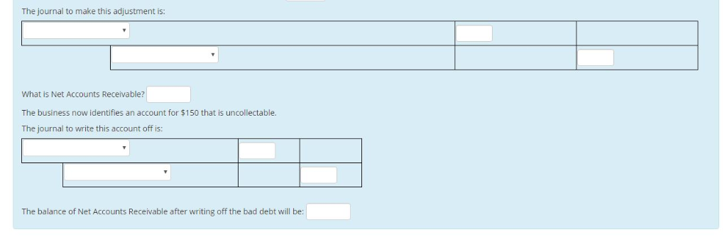 are The percentage of sales method calculates whilst Aged Receivables method calculates