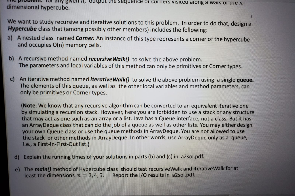 to do question c) properly. Note that you can't use any other