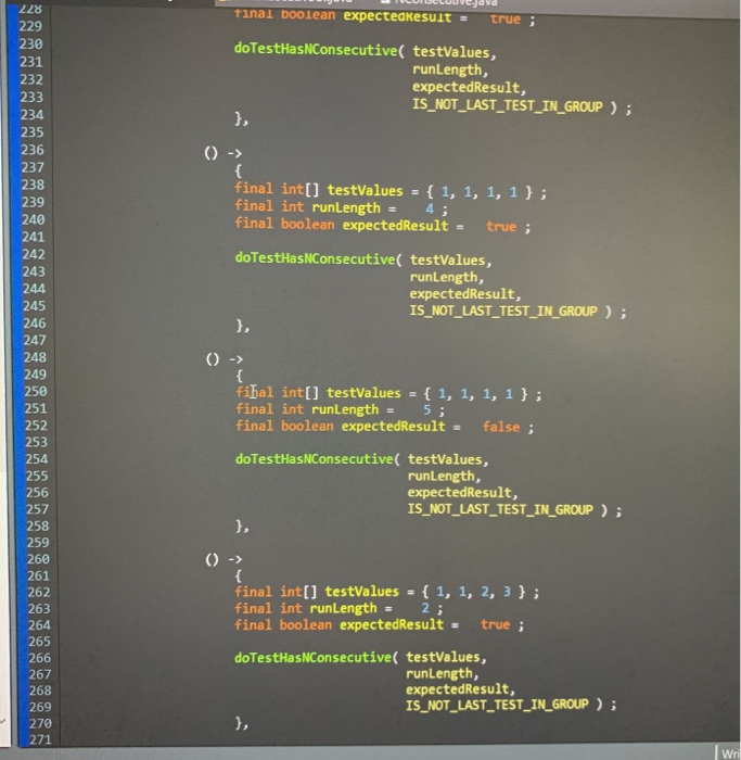 * same-valued elements * @param values The array of numbers to check
