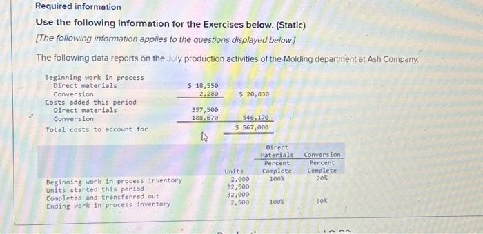 units to account for \\ \hline Units accounted for & & &