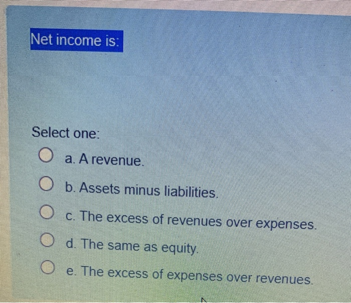 enabler of response activities that counter business pressures. (P.P) Net income is: